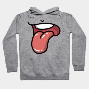 Stop Corona And Poke Your Tongue Out At It Hoodie